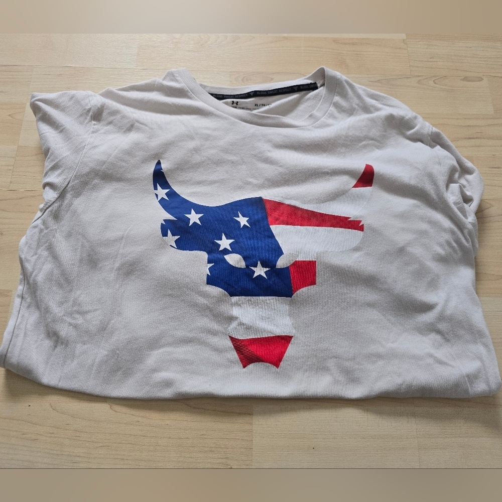 Under Armour Project Rock USA Long Sleeve Size XL